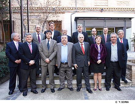 El Alcalde de Huete en la reuni&oacute;n con el presidente Barreda