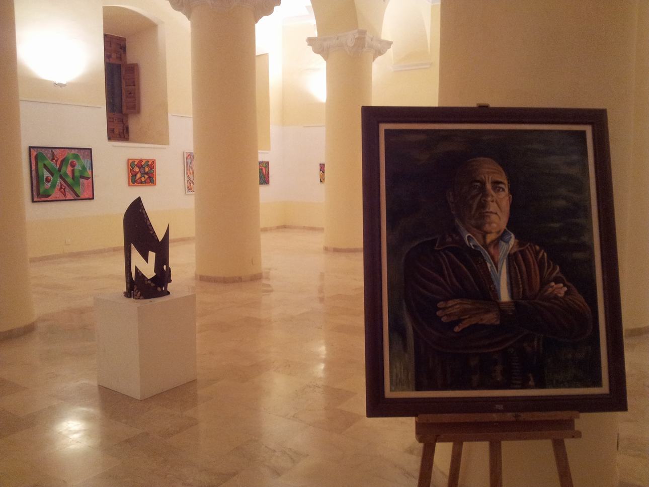 F Inauguración exposición de pintura de Rafael Romero